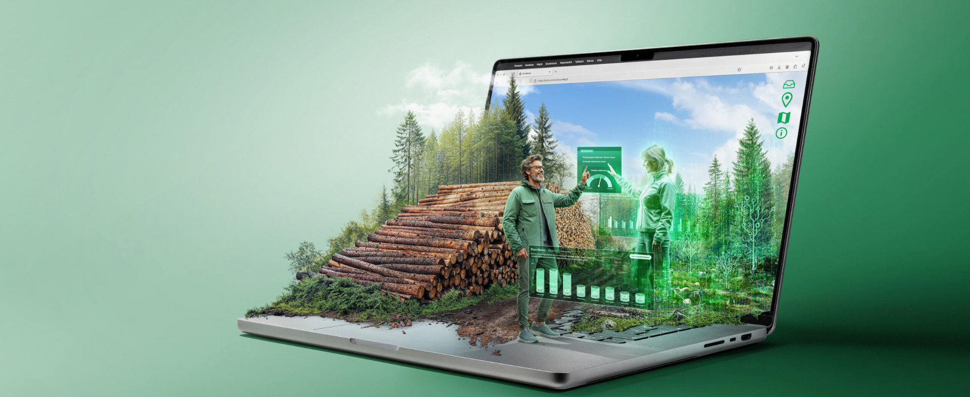 Oma metsäasiantuntijasi tuntee metsäsi