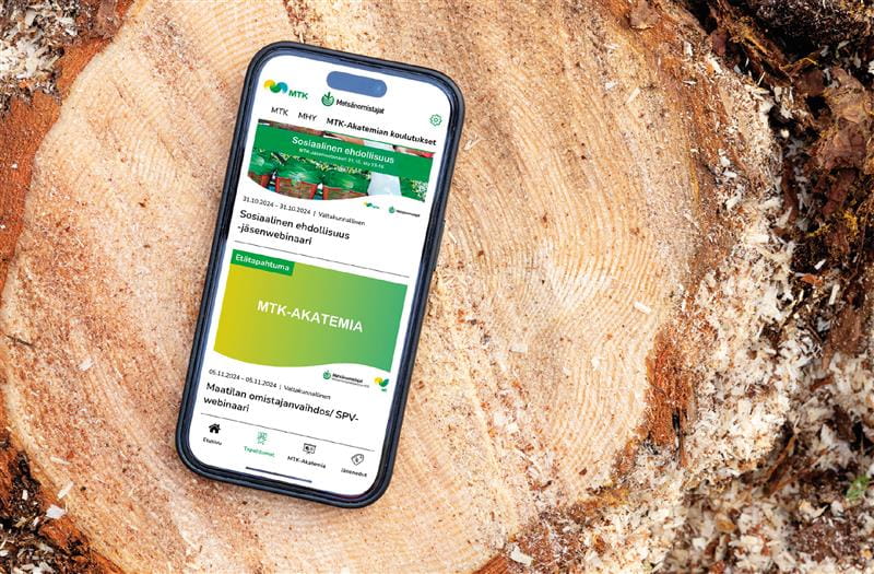 MTK-Mobiilisovellus ja Oiva-jäsenpalveluportaali