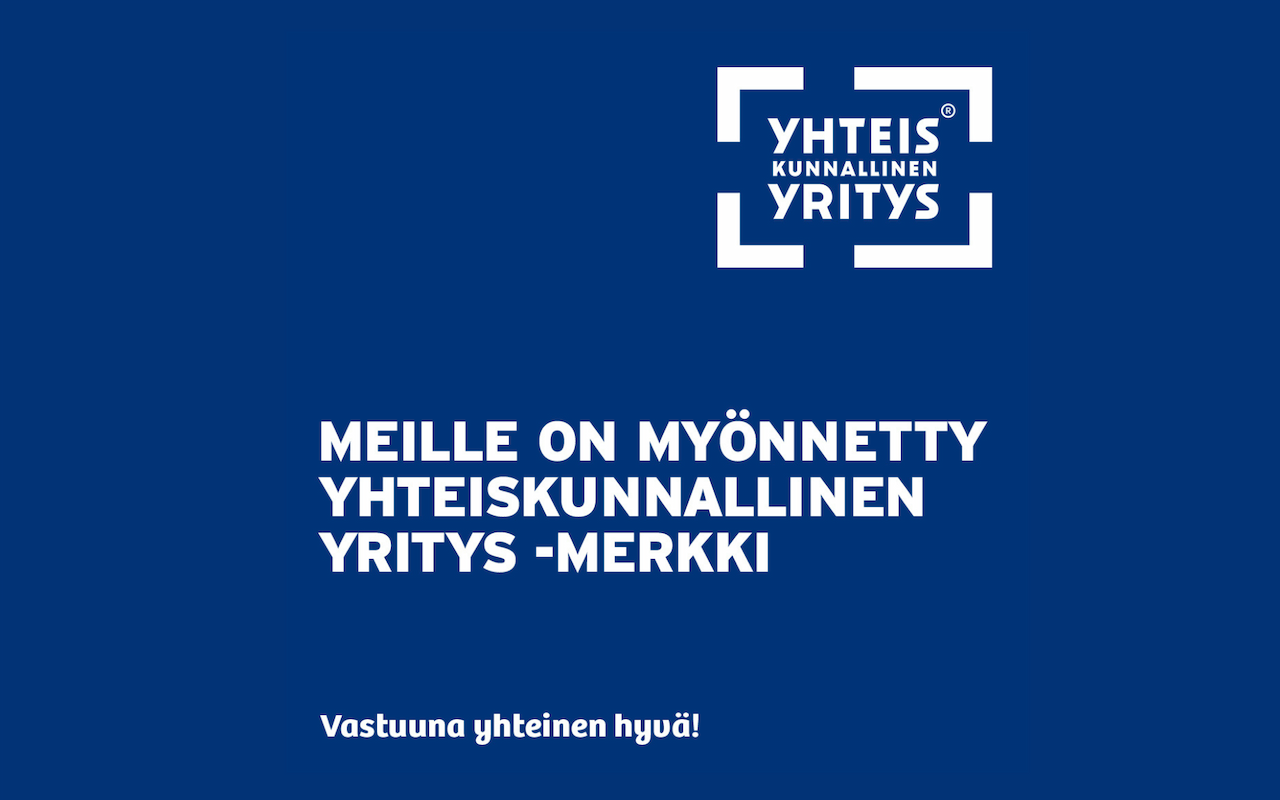 Metsänhoitoyhdistys Lounametsälle on myönnetty Yhteiskunnallinen Yritys -merkki